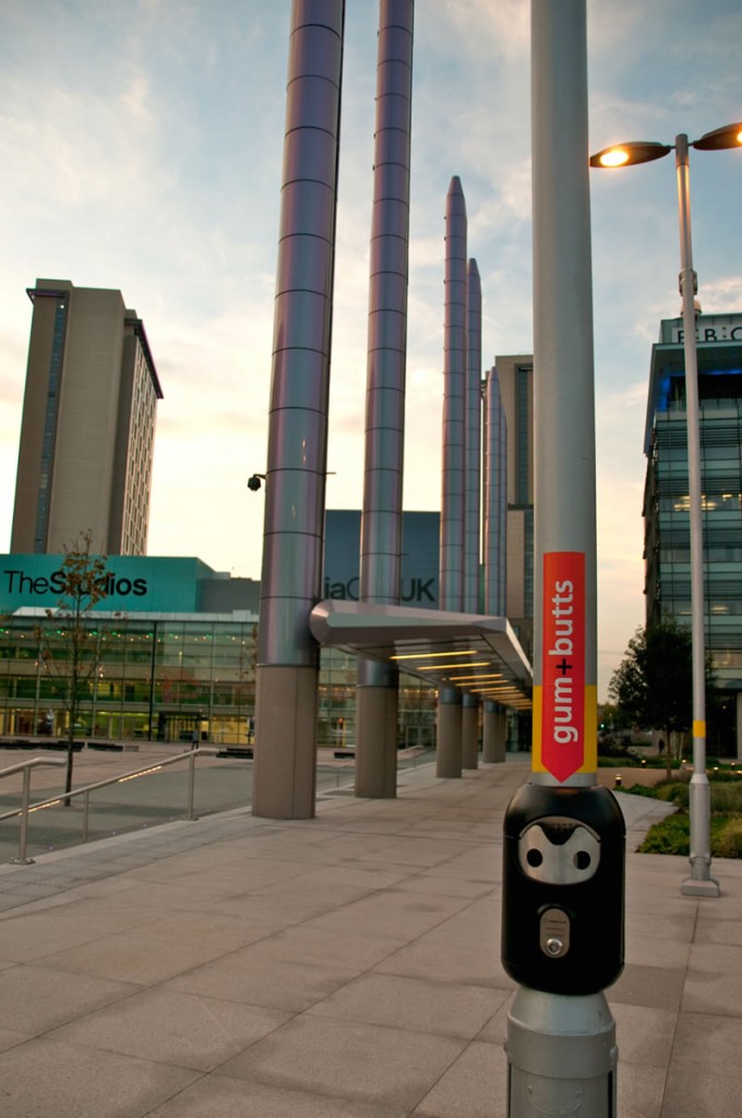 Smartstreets installation in MediaCity, Manchester
